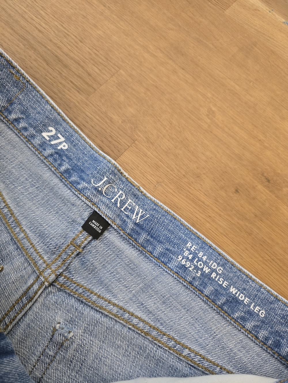 J.Crew '84 Low Rise Wide Leg Jeans Size 27P In Synniva 27 P - Picture 5 of 13